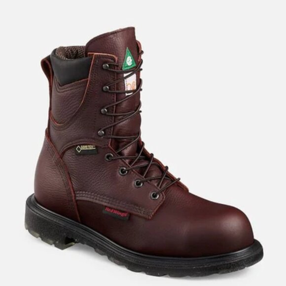 Red Wing-2414 MEN’S 8-INCH WATERPROOF CSA SAFETY TOE BOOT 10.5 3E - Picture 1 of 11